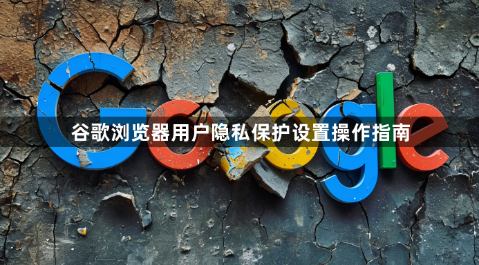 谷歌浏览器用户隐私保护设置操作指南1