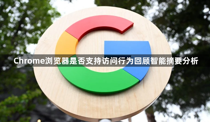 Chrome浏览器是否支持访问行为回顾智能摘要分析1