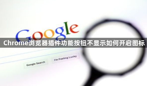 Chrome浏览器插件功能按钮不显示如何开启图标1