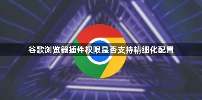 谷歌浏览器插件权限是否支持精细化配置1