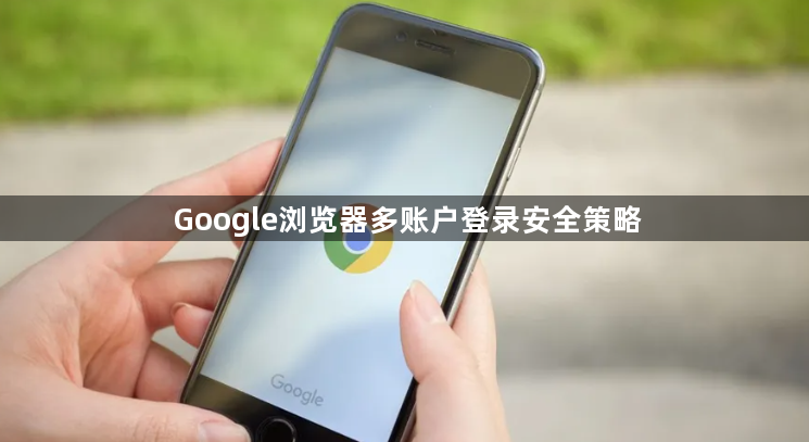 Google浏览器多账户登录安全策略1