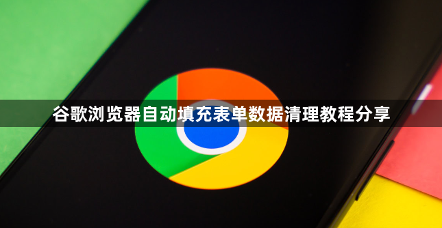 谷歌浏览器自动填充表单数据清理教程分享1