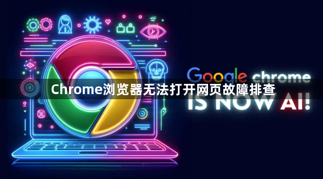 Chrome浏览器无法打开网页故障排查1
