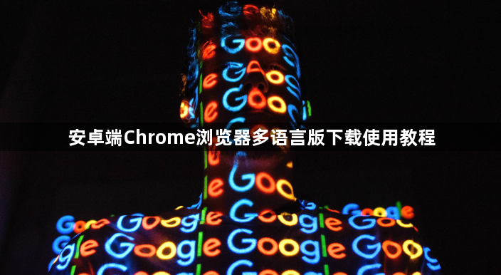安卓端Chrome浏览器多语言版下载使用教程1