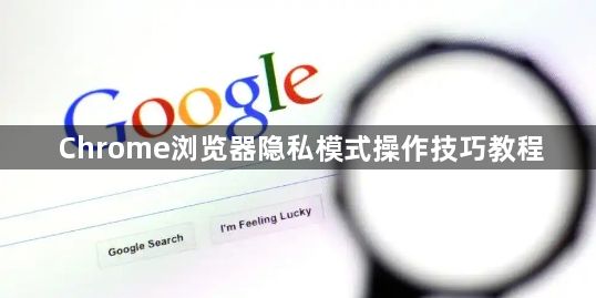 Chrome浏览器隐私模式操作技巧教程1