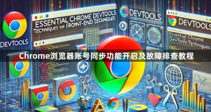 Chrome浏览器账号同步功能开启及故障排查教程1
