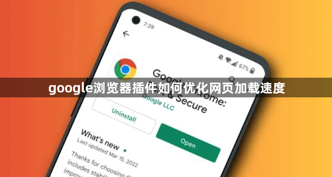 google浏览器插件如何优化网页加载速度1