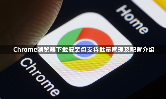 Chrome浏览器下载安装包支持批量管理及配置介绍1