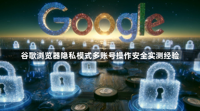 谷歌浏览器隐私模式多账号操作安全实测经验1