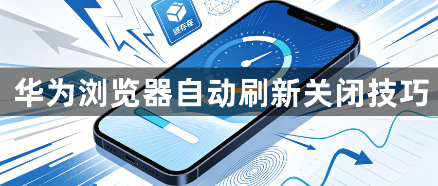 华为浏览器自动刷新关闭技巧1