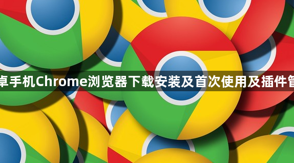 安卓手机Chrome浏览器下载安装及首次使用及插件管理1