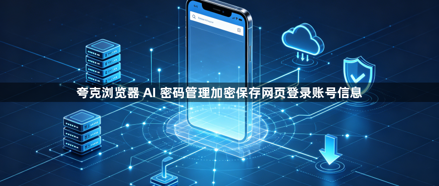 夸克浏览器 AI 密码管理加密保存网页登录账号信息1