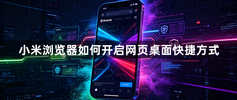 小米浏览器如何开启网页桌面快捷方式1