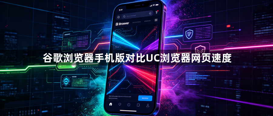 谷歌浏览器手机版对比UC浏览器网页速度1