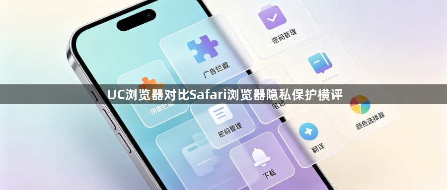 UC浏览器对比Safari浏览器隐私保护横评1