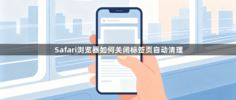Safari浏览器如何关闭标签页自动清理1