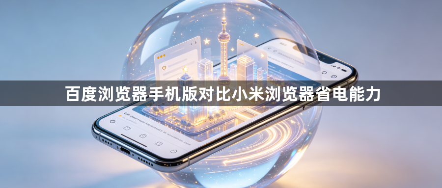 百度浏览器手机版对比小米浏览器省电能力1