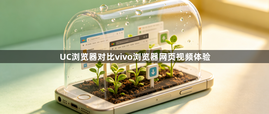 UC浏览器对比vivo浏览器网页视频体验1