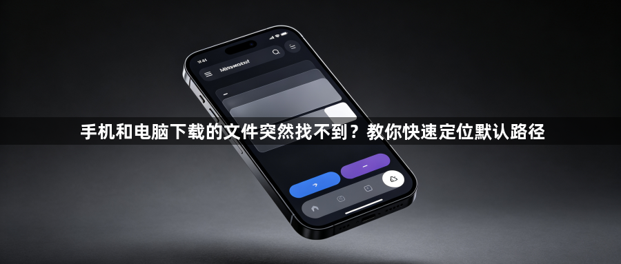手机和电脑下载的文件突然找不到？教你快速定位默认路径1