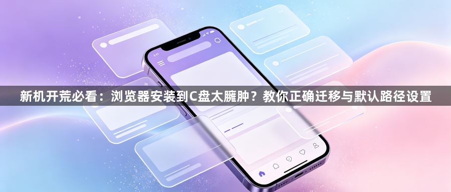 新机开荒必看：浏览器安装到C盘太臃肿？教你正确迁移与默认路径设置1