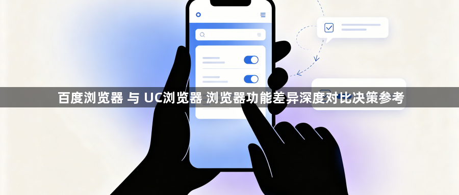 百度浏览器 与 UC浏览器 浏览器功能差异深度对比决策参考1