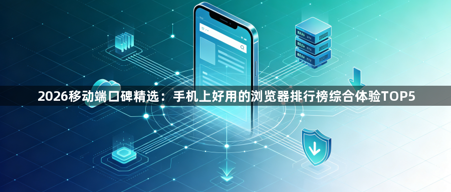 2026移动端口碑精选：手机上好用的浏览器排行榜综合体验TOP51