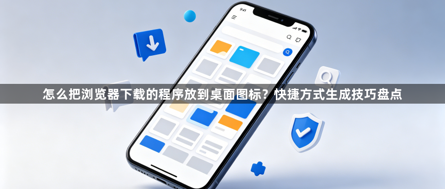 怎么把浏览器下载的程序放到桌面图标？快捷方式生成技巧盘点1