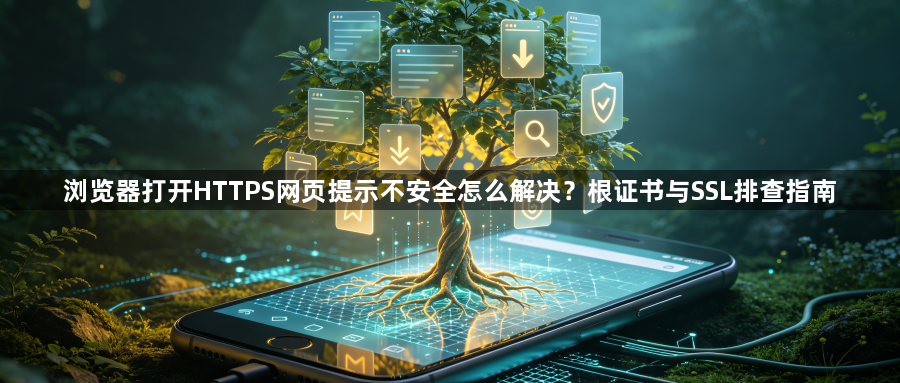 浏览器打开HTTPS网页提示不安全怎么解决？根证书与SSL排查指南1