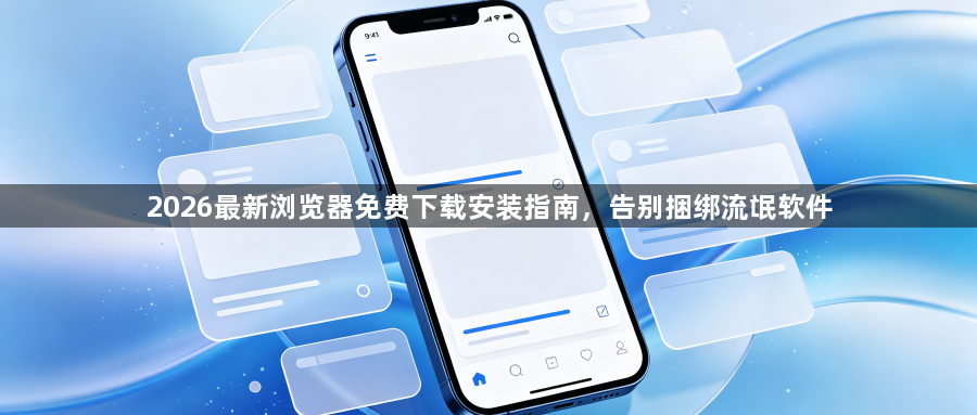 2026最新浏览器免费下载安装指南，告别捆绑流氓软件1
