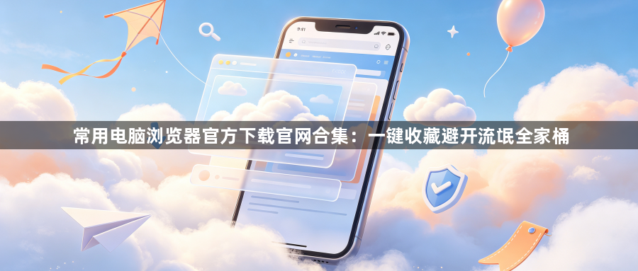 常用电脑浏览器官方下载官网合集：一键收藏避开流氓全家桶1