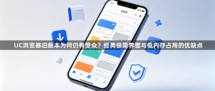 UC浏览器旧版本为何仍有受众？经典极简界面与低内存占用的优缺点1