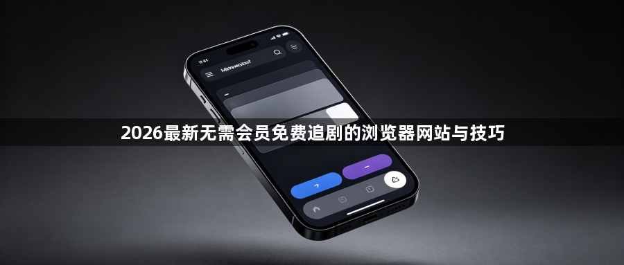 2026最新无需会员免费追剧的浏览器网站与技巧1
