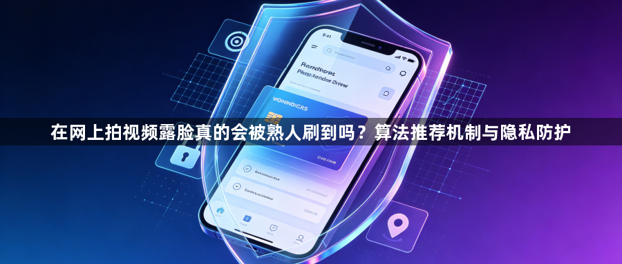 在网上拍视频露脸真的会被熟人刷到吗?算法推荐机制与隐私防护1