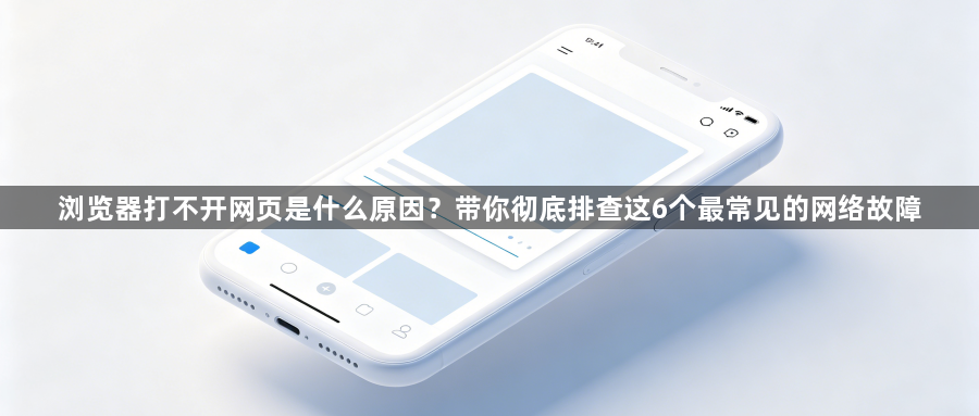 浏览器打不开网页是什么原因？带你彻底排查这6个最常见的网络故障1
